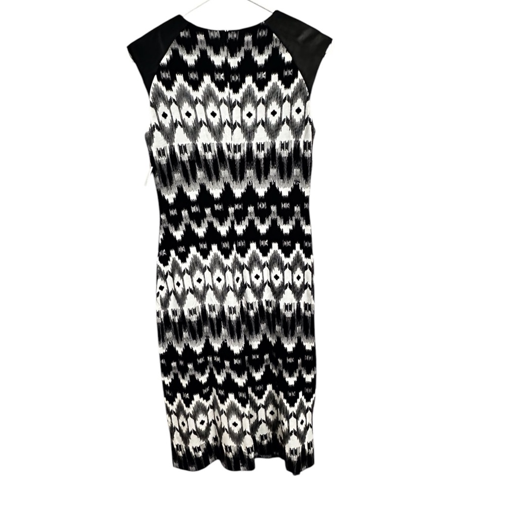 Black and White Patterned Dress